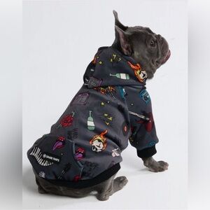 Spark Paws Rock Dog Hoodie Size XL